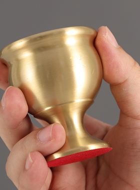 快速发货纯铜小酒杯家用神台供水杯关公财神N敬酒杯招财供杯佛前