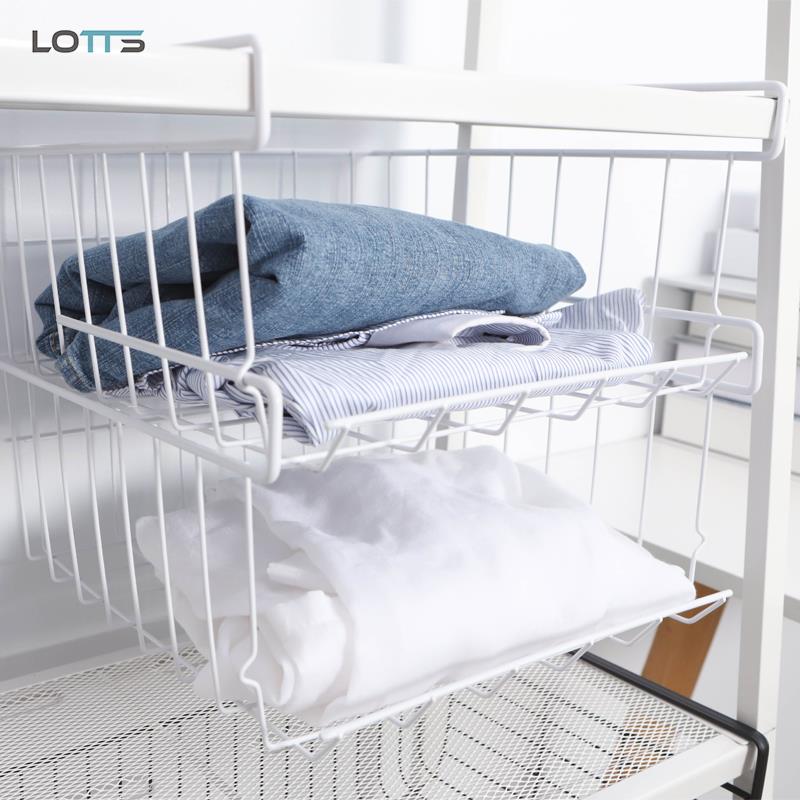 厨房吊柜下挂篮置物架宿舍书桌柜子分层整理架衣柜悬挂式叠加收纳 - 图0