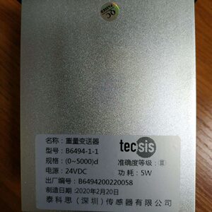 称重变送器B6494-1-1泰科思tecsis传感器工业mV/V级测量仪表