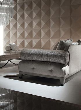 轻奢高级拉扣别墅客厅休闲多人沙发休息区接待L型沙发Диван