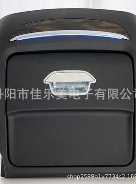 适用于奔驰多功能带氛围灯无线冲后后座椅桌板车载电脑桌板