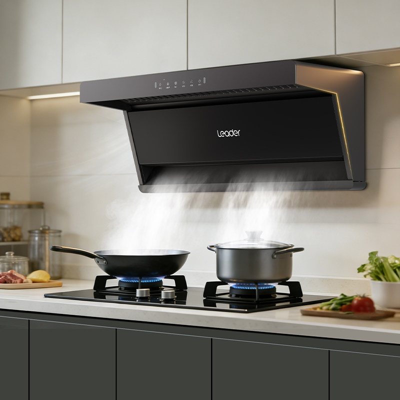 【净烟系列】海尔统帅抽油烟机顶侧双吸超薄家用厨房大吸力F72