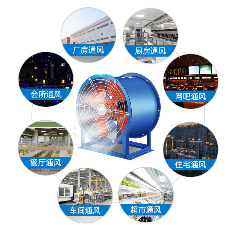 SFG轴流风机220v大功率换气扇强力固定式排气扇厨房工业通风机380,淘宝优惠券,粉丝福利购,淘宝优惠卷