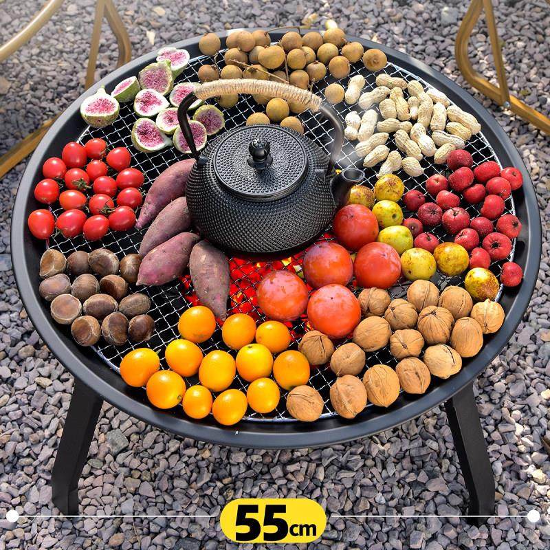 户外庭院围炉煮茶烤火炉套装烧烤炉家用取暖炉冬天烤火盆器具全套,淘宝优惠券,粉丝福利购,淘宝优惠卷