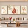 Source factory modern simple living room triptych decorative painting