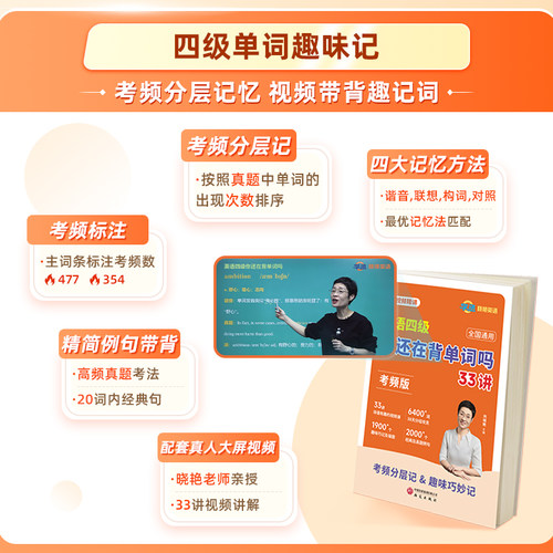 备考2026年12月】刘晓艳英语四级考试单词词汇真题试卷词汇书大学就这样过四六级保命急救班刘晓燕雁听力写作翻译作文模拟书课包 - 图0