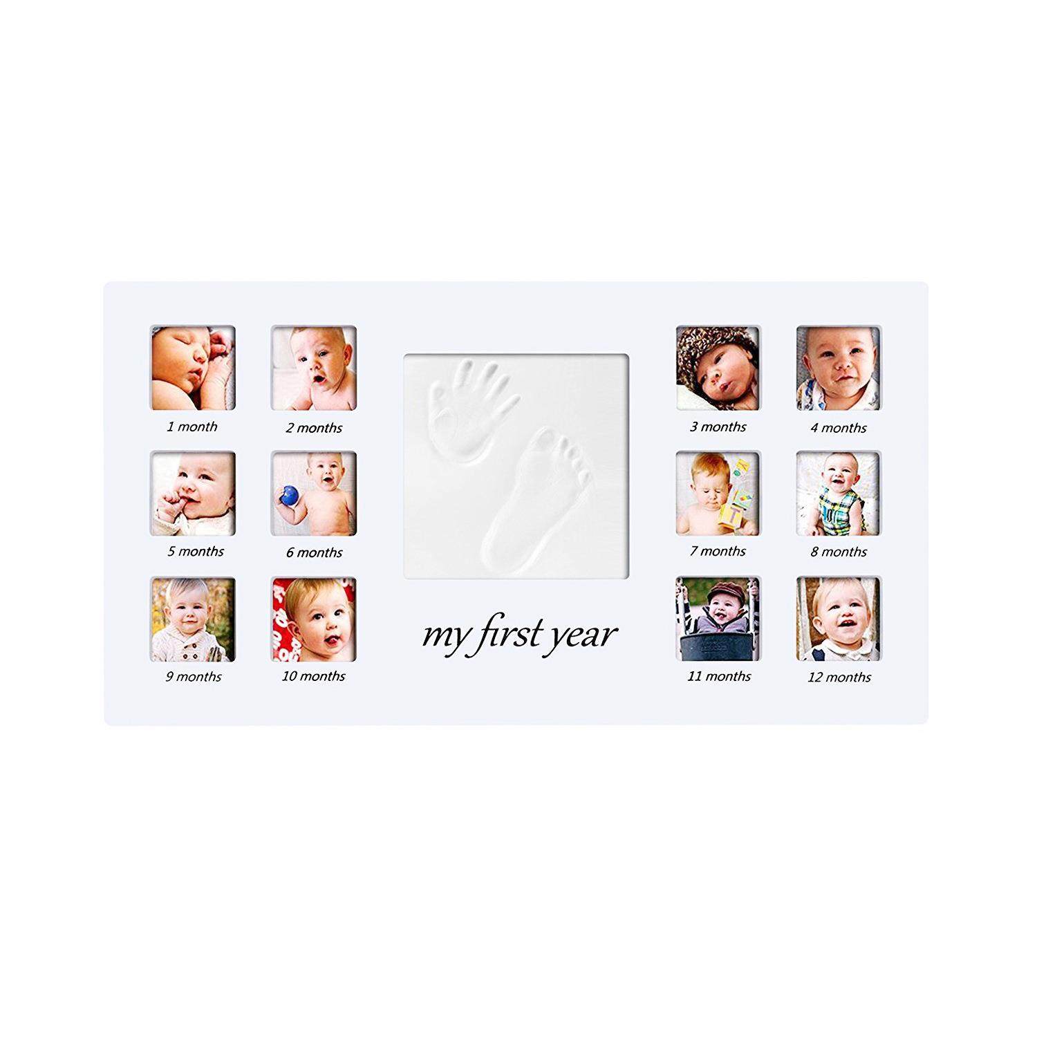 宝宝手足印手脚印泥相框一周岁宝宝DIY礼品相框摆台,淘宝优惠券,粉丝福利购,淘宝优惠卷