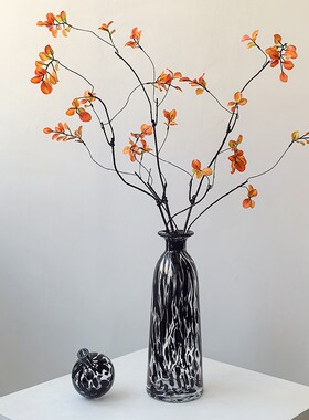 速发轻奢风件枫叶芽春花树枝客厅装饰花艺假花摆秋干花插花