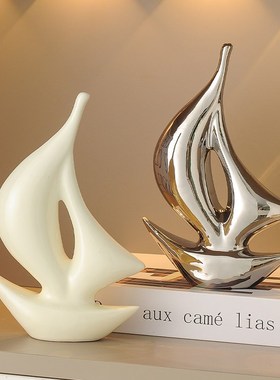 速发一帆风顺帆船摆件柜居好物客厅视迁新居酒家电乔柜办公室装饰