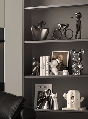 速发玄汉美创意酒柜摆件客厅电视柜贝饰家居软装关品高档乔迁新居