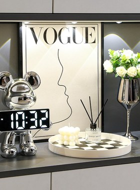 速发轻奢家居进门玄关摆件高档客厅电视乔酒柜装品饰柜迁新居礼品