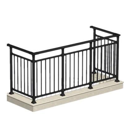 锌钢阳台护栏围栏别墅庭院铝合金室外楼梯扶手阳台栏杆护栏 - 图3