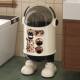 Trash Can 2025 Home Living Room New Bedroom Bathroom Covered High-Looking Creative Large-Capacity Paper Basket
