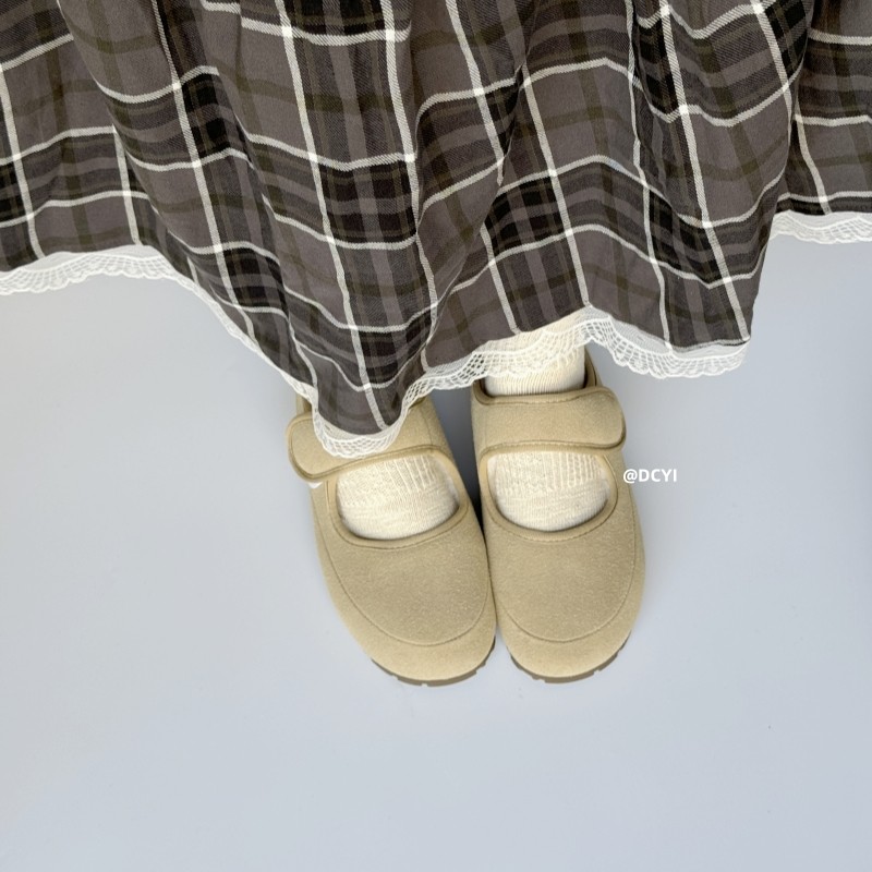 DCYI灰色软底毛毛鞋女可爱平底玛丽珍豆豆鞋秋冬外穿加绒保暖棉鞋,淘宝优惠券,粉丝福利购,淘宝优惠卷
