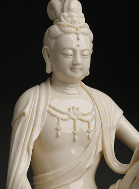 速发省十三观音《观音》世级大师周金田观三音菩萨陶瓷摆件