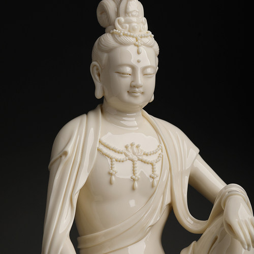 速发省十三观音《观音》世级大师周金田观三音菩萨陶瓷摆件 - 图1