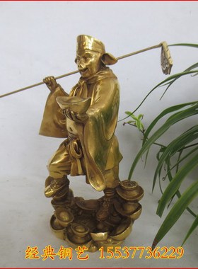 速发铜艺纯铜猪八戒摆件铜猪八戒铜净西游记人物铜天蓬元帅工像坛