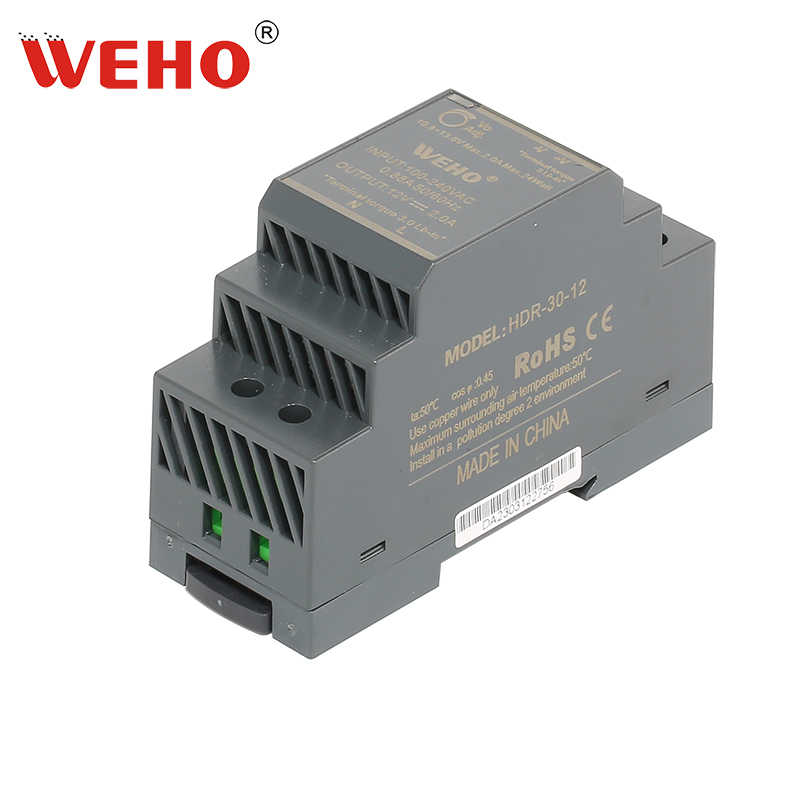 WEHO开关可调电源HDR-60W控制器12v5a10A导轨式变压器dc24v2a - 图1