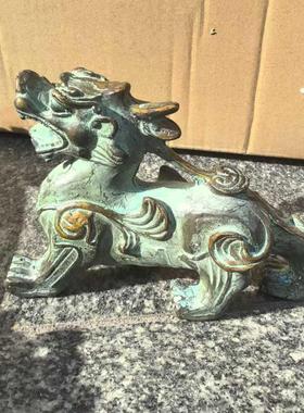 仿古做旧青铜器铜鎏金家居办公室工艺品装饰摆件