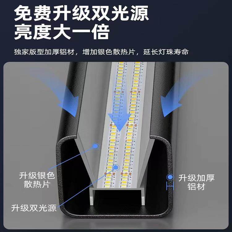 led全光谱餐厅吊灯现代轻奢中山灯具极简吧台一字吊灯护眼餐厅灯,淘宝优惠券,粉丝福利购,淘宝优惠卷