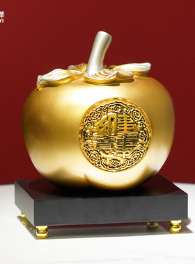 柿柿事事如意摆件创意玄关电视柜酒柜装饰桌面新中式高档柿子摆放