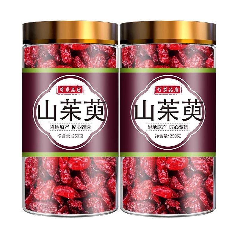 山茱萸中药材正品官方旗舰店新鲜非野生山芋肉泡水喝的功效与作用