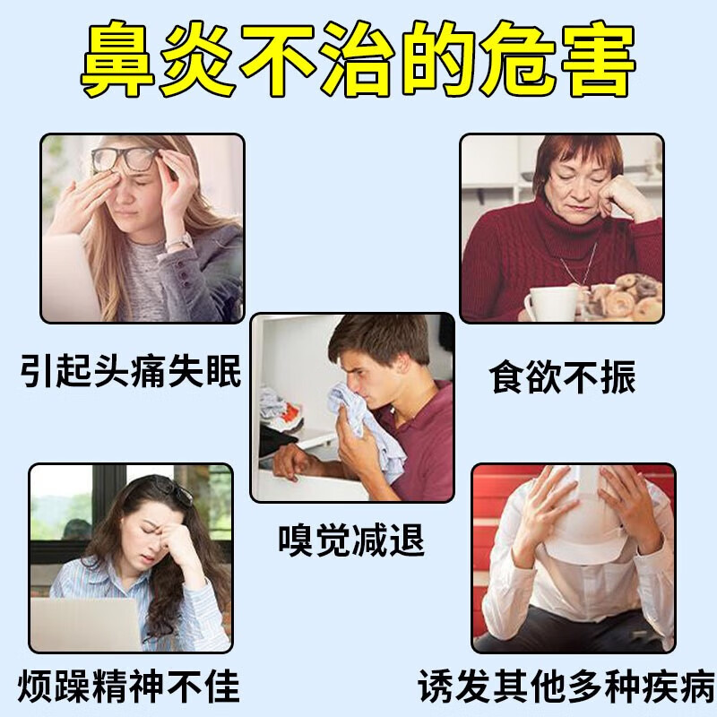 Rhinitis medicine to treat allergic rhinitis, sinusitis, itchy and runny nose, sneezing and stuffy breathing, ear, nose and throat medicine
