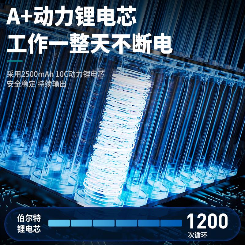 伯尔特无刷数显锂电角磨机充电式抛光大功率切割机电动磨光机打磨 - 图1