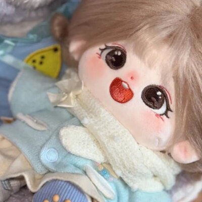 粟莉SP版20cm棉花娃娃可换娃衣毛绒公仔孩子学习奖励送女朋友礼物