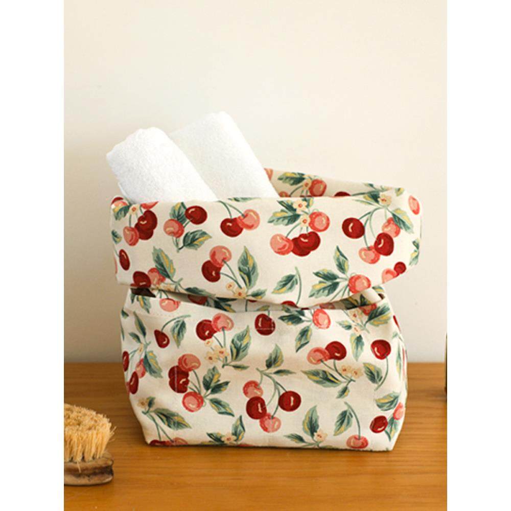 牛津棉面料手工DIY裙子围裙服装包包水彩风樱桃棉麻数码印花,淘宝优惠券,粉丝福利购,淘宝优惠卷