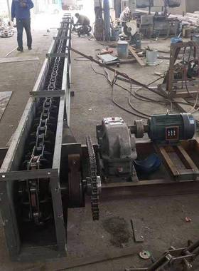 FU刮板输送机粉煤灰水平FU270刮板输送机工业刮渣刮泥刮板输送机