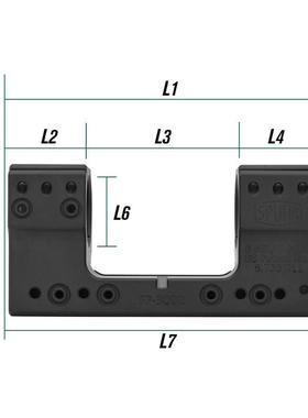 SPUHR1.54inch光学镜架34MM管径适配20mm导轨