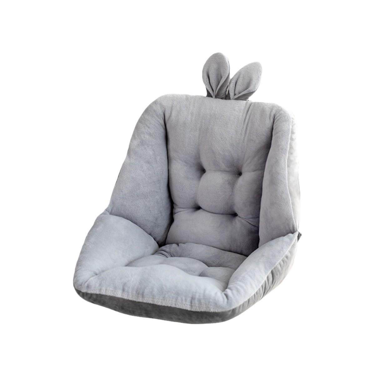 坐垫学生宿舍办公室靠背一体护腰防滑春夏软加厚毛绒椅子靠垫屁垫,淘宝优惠券,粉丝福利购,淘宝优惠卷