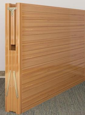 竹床可折叠床单人双人简易家用成人午休午睡出租屋竹子硬板实木床