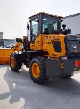鲁宇小型铲车装载机建筑工地粮厂四轮驱动无极变速装载机