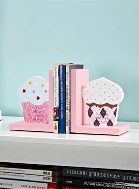 卡通可爱书挡摆件儿童书桌动物书柜装饰家居饰品书房书立书靠桌面