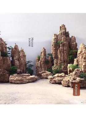 大型假山吸水石上水石水池景观别墅庭院流水摆件镇宅石头鱼池喷泉