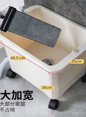 拖把池阳台大号塑料洗拖布池墩布池家用卫生间洗衣池水槽洗地拖盆