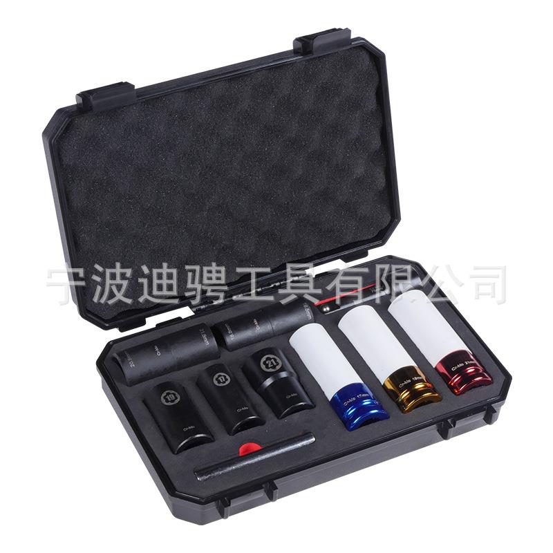 10PC1/2英寸驱动冲击轮螺母和扭转套筒组 - 图2