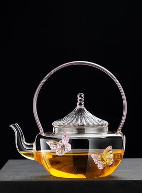 2024新款围炉煮茶壶高端大容量玻璃壶耐高温电陶炉烧水壶泡茶专用