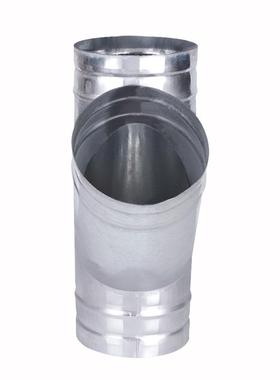 加厚白铁皮风管y三通油烟机换气扇变径斜三通通风管道新风分管器