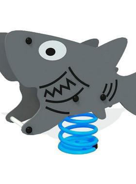 幼儿园室外弹簧摇马小区公园儿童摇摇乐户外跷跷板平衡木马游乐场