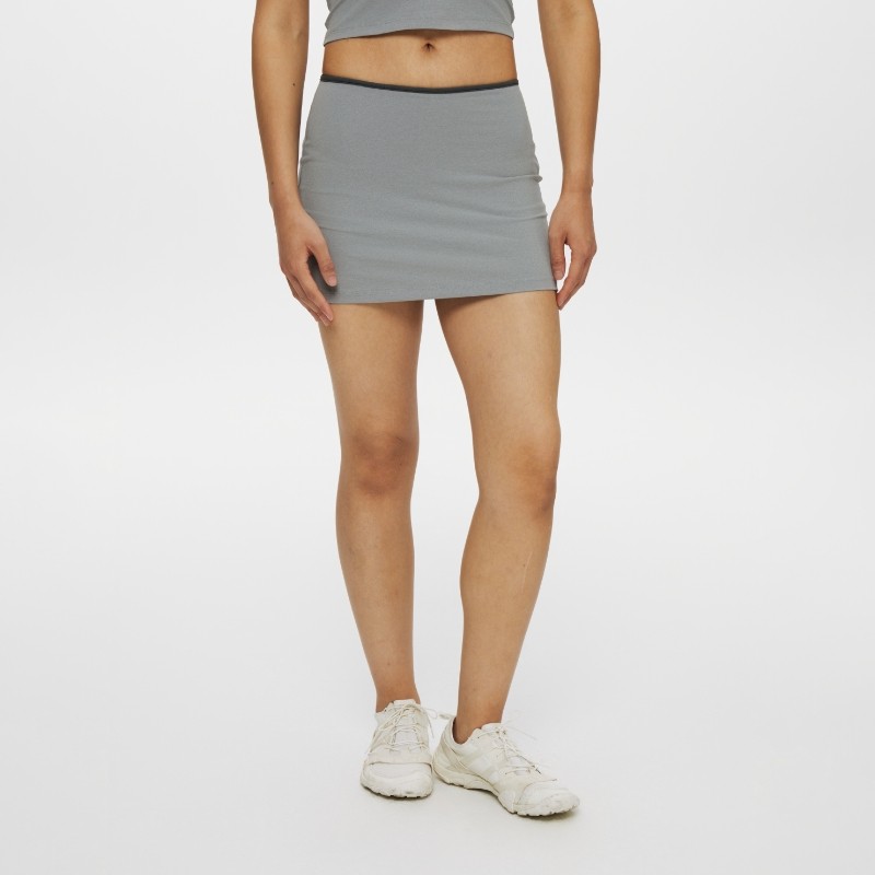 Oneup索罗娜撞色滚边短裙夏季防走光凉感速干抑菌运动半身包臀裙,淘宝优惠券,粉丝福利购,淘宝优惠卷