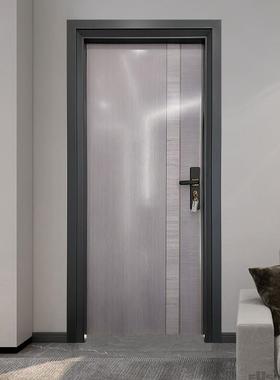 现代简约房间卧室烤漆木门轻奢套装门卧室门免漆门静音房间门