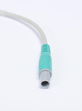 兼容理邦心电仪导联线1p插头转1体2导ge夹子线按摩仪线束电缆电线