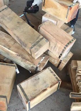 吊车支腿枕木仿古道木承重枕木立柱垫木木方坚硬吊车泵车随车方料