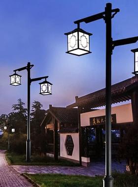仿古庭院灯仿古路灯太阳能庭院灯灯笼公园景区3米4米庭院路灯