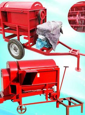 出口型多功能90型黄豆小麦脱粒机电动风选筛选谷子打谷机