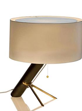 后现代创意五金台灯美式装饰设计师样板房书房客厅卧室工作台灯