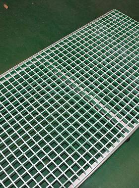 CNC数控加工中心机床脚踏板防滑耐油玻璃钢格栅车间站台按需加工